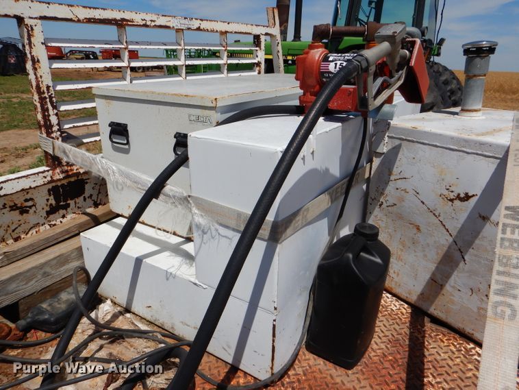 image for item FY9515 Shop built pickup flatbed trailer