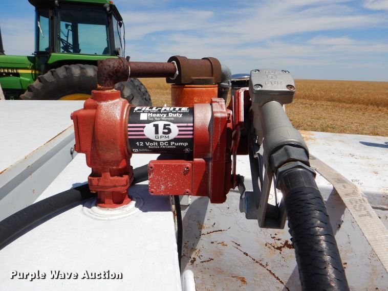 image for item FY9515 Shop built pickup flatbed trailer