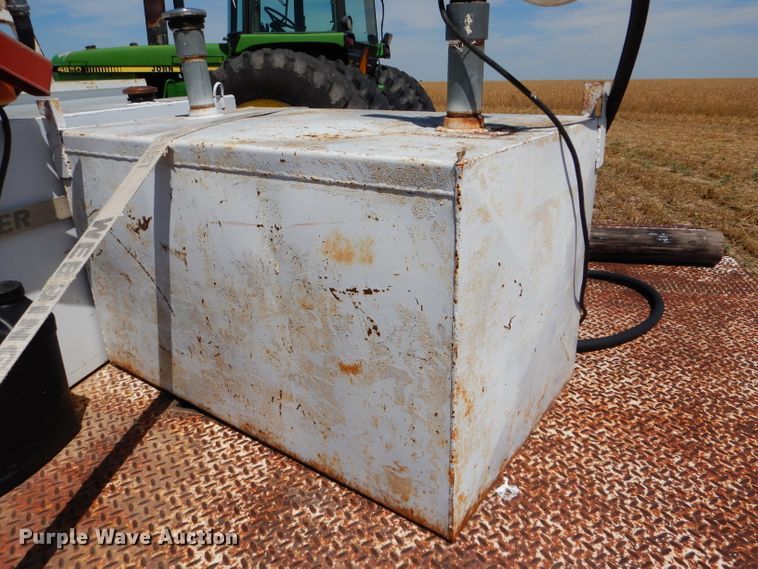 image for item FY9515 Shop built pickup flatbed trailer