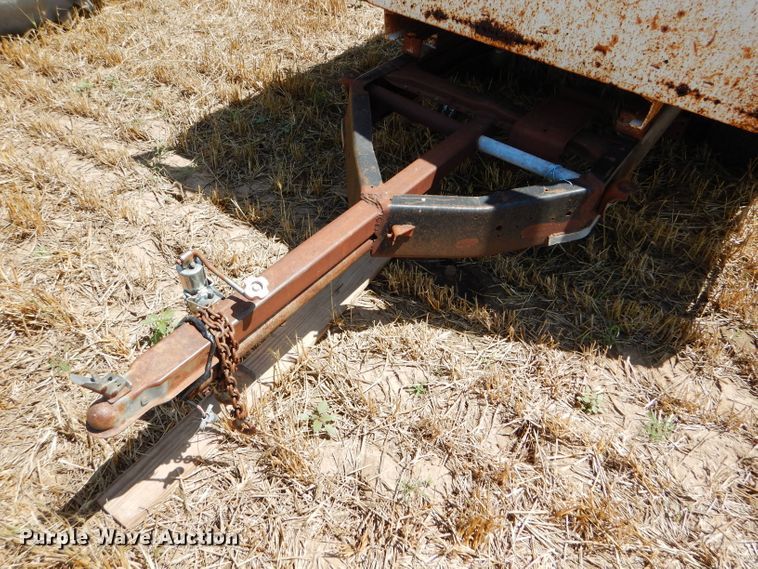 image for item FY9515 Shop built pickup flatbed trailer