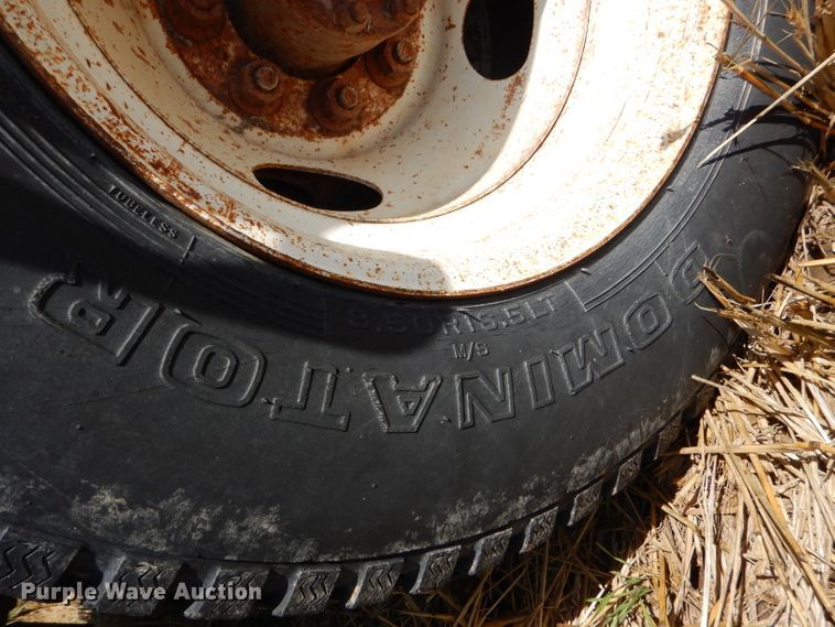 image for item FY9515 Shop built pickup flatbed trailer