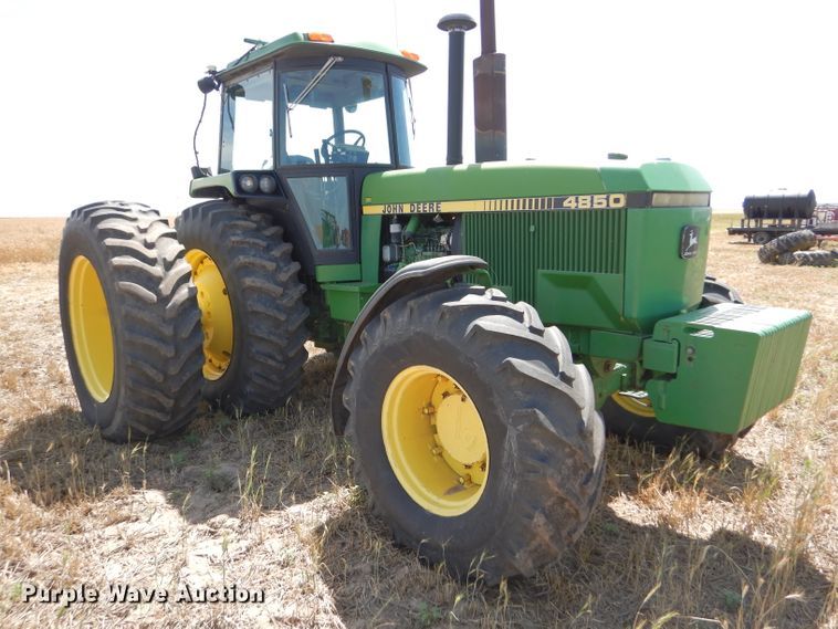 image for item FY9516 1988 John Deere 4850 MFWD tractor