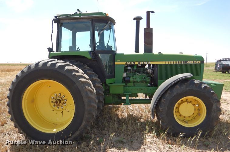 image for item FY9516 1988 John Deere 4850 MFWD tractor