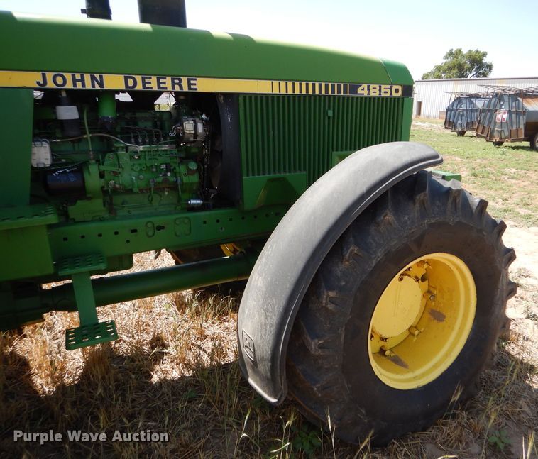 image for item FY9516 1988 John Deere 4850 MFWD tractor
