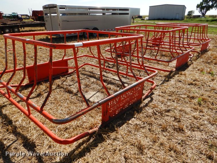 image for item FY9535 (3) Hay Monster bull hay bale feeders