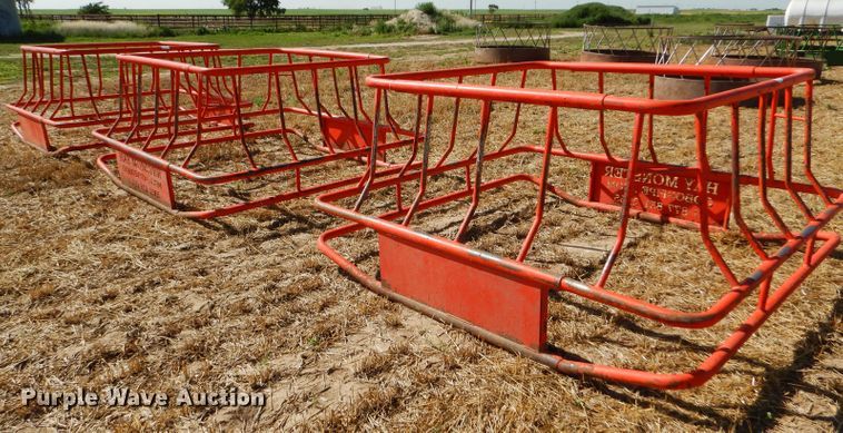 image for item FY9535 (3) Hay Monster bull hay bale feeders