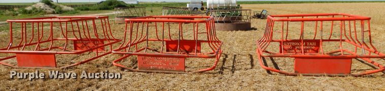 image for item FY9535 (3) Hay Monster bull hay bale feeders