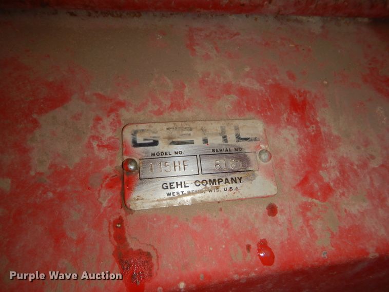 image for item FY9556 Gehl 115MX Mix-All feed mixer