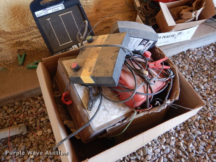 image for item FY9568 Approximately 12 electric fence chargers