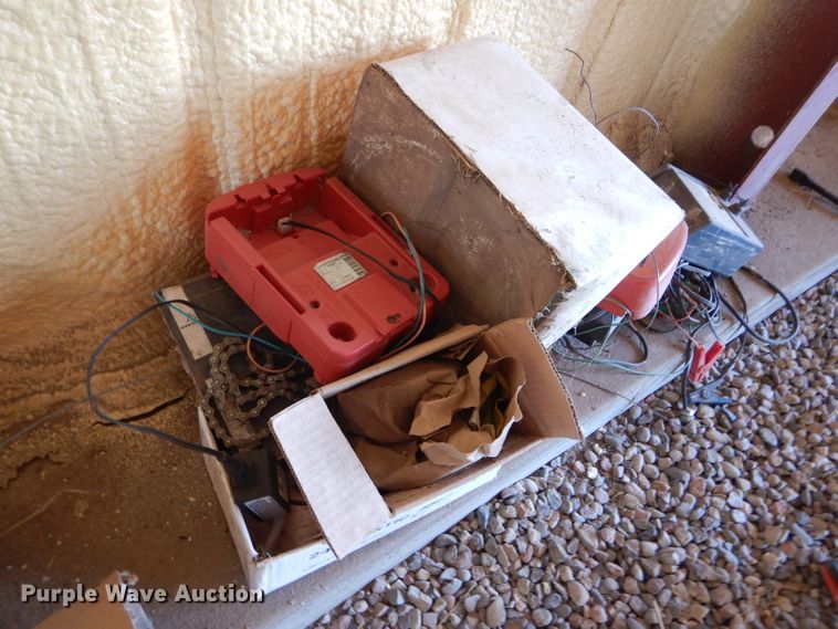 image for item FY9568 Approximately 12 electric fence chargers