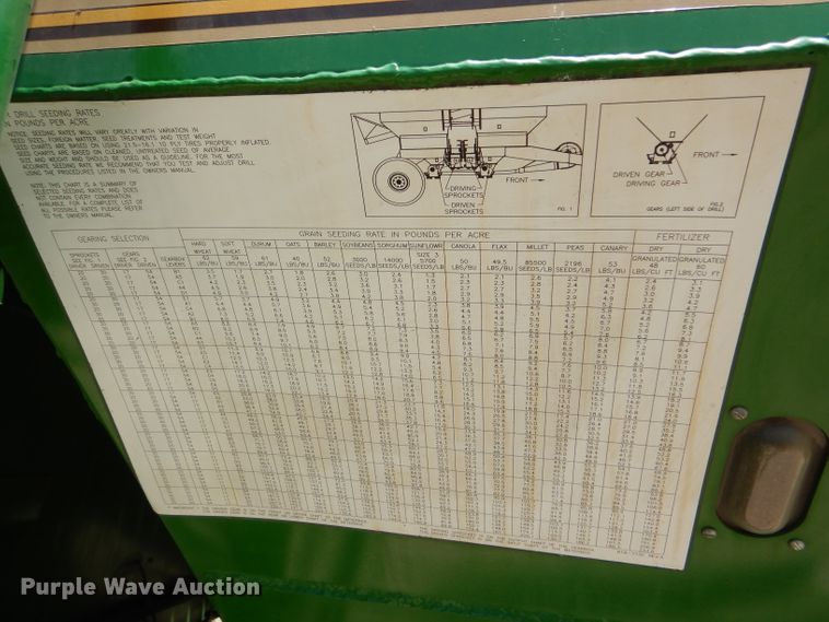 image for item FY9635 Great Plains CTA4000 air seeder