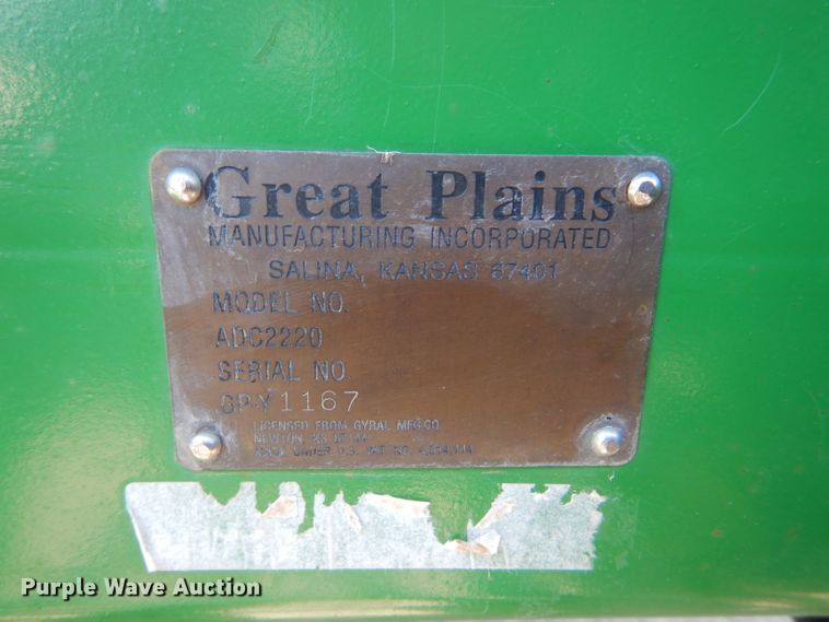 image for item FY9635 Great Plains CTA4000 air seeder