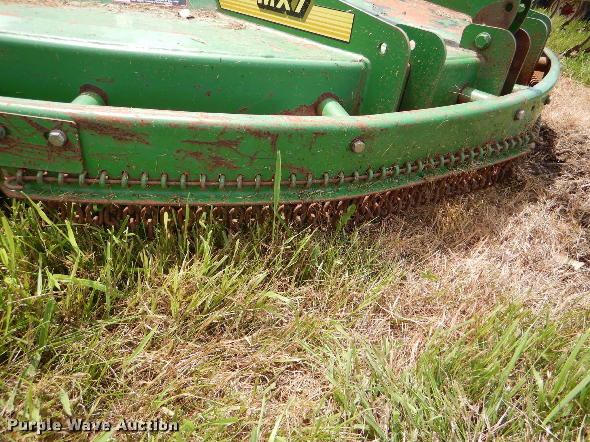 John Deere MX7 rotary mower in Gridley, KS Item FP9066 sold Purple Wave