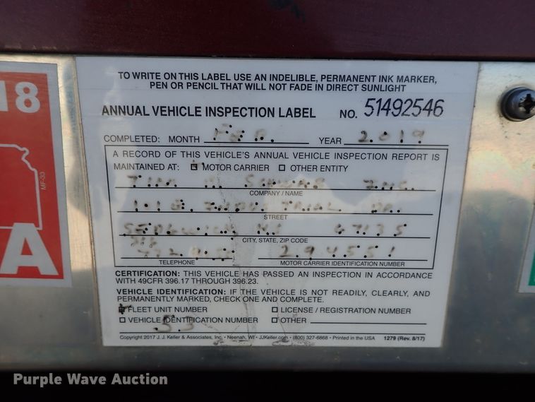 image for item DE5470 2012 Kenworth T660 semi truck