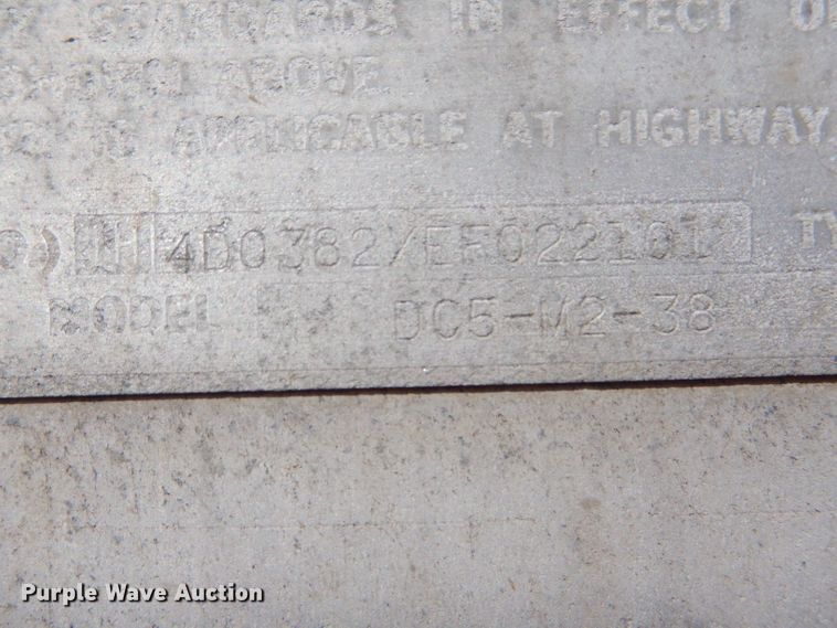 image for item DE8508 1984 Fruehauf DC5-M2-38 end dump trailer