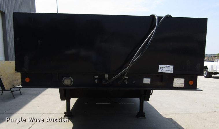 image for item DG1319 2008 Trail Eze TE80HT50 drop deck equipment trailer