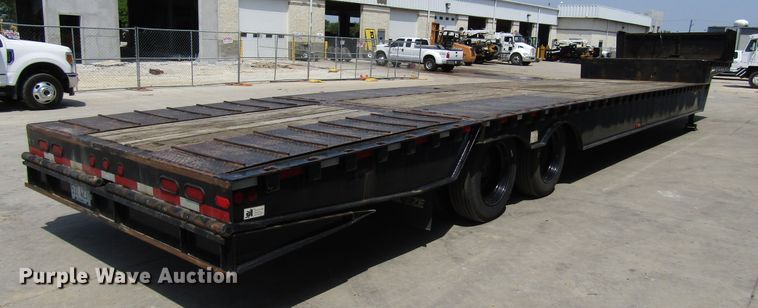 image for item DG1319 2008 Trail Eze TE80HT50 drop deck equipment trailer