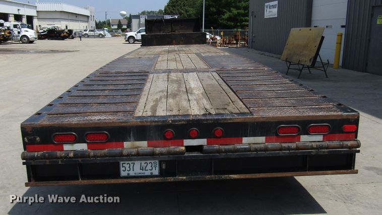 image for item DG1319 2008 Trail Eze TE80HT50 drop deck equipment trailer