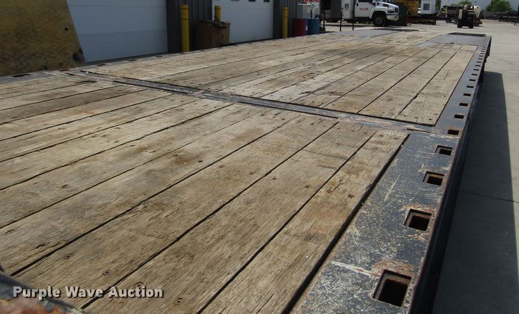 image for item DG1319 2008 Trail Eze TE80HT50 drop deck equipment trailer