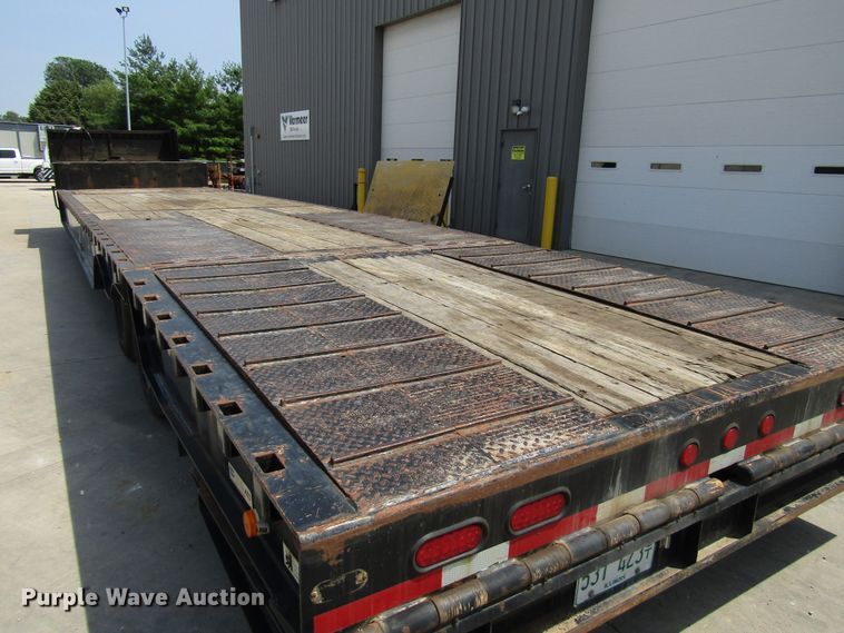 image for item DG1319 2008 Trail Eze TE80HT50 drop deck equipment trailer