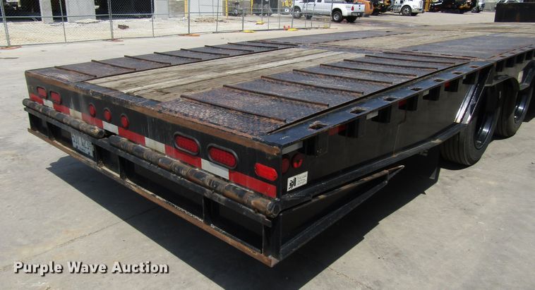 image for item DG1319 2008 Trail Eze TE80HT50 drop deck equipment trailer