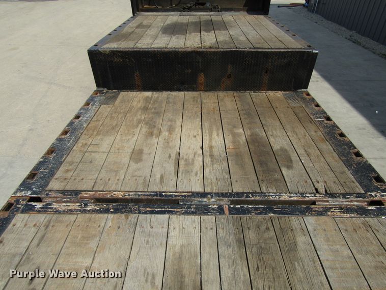 image for item DG1319 2008 Trail Eze TE80HT50 drop deck equipment trailer