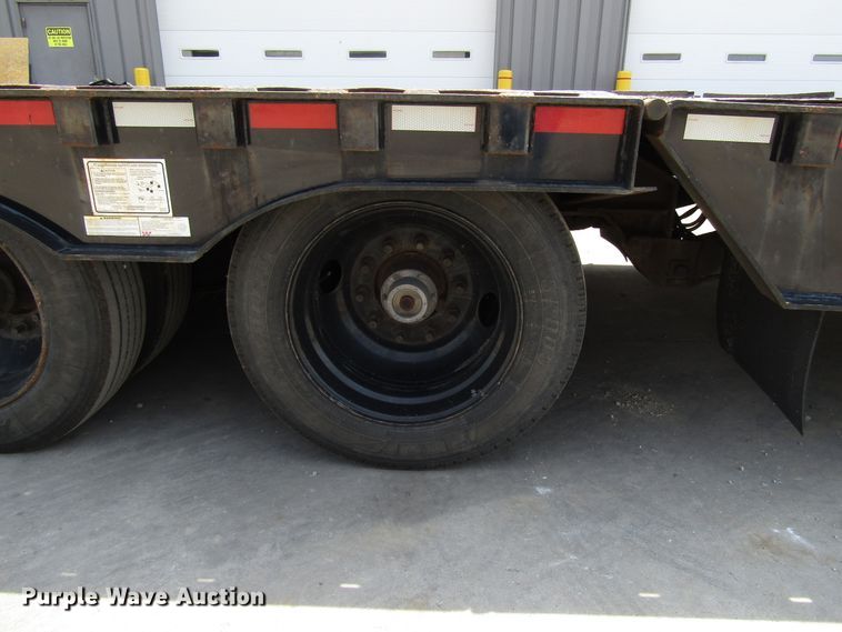 image for item DG1319 2008 Trail Eze TE80HT50 drop deck equipment trailer