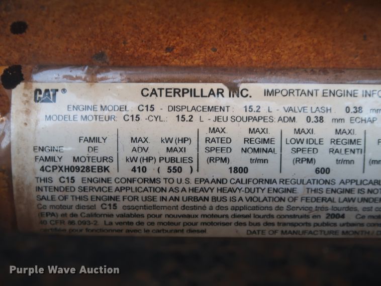 image for item DG4065 2005 Kenworth T800 semi truck