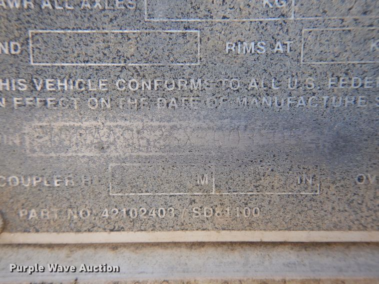 image for item DH0308 1999 Great Dane dry van trailer