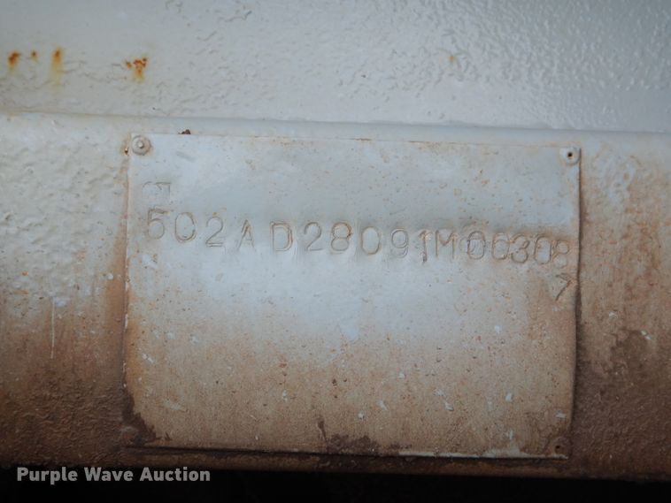 image for item ED9410 2001 Clement end dump trailer