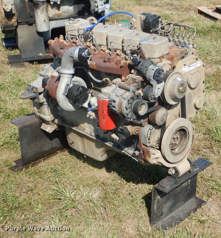 image for item FI9605 Cummins six cylinder diesel engine