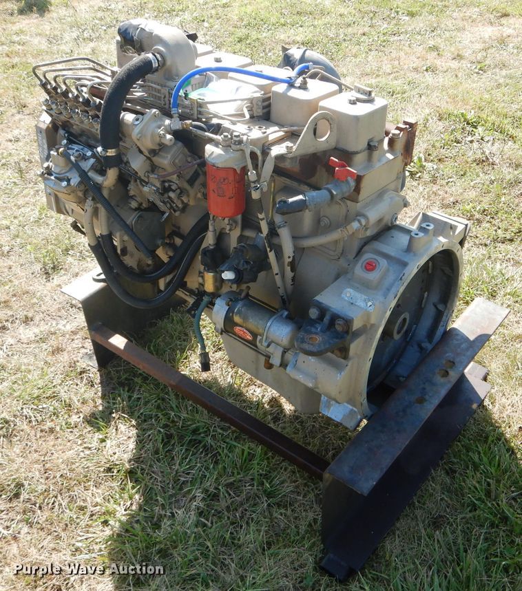 image for item FI9605 Cummins six cylinder diesel engine