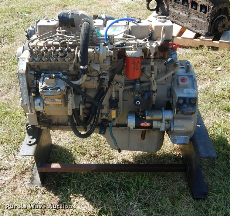 image for item FI9605 Cummins six cylinder diesel engine