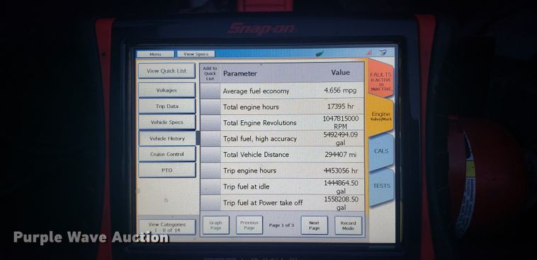 image for item FI9896 2011 Mack GU semi truck