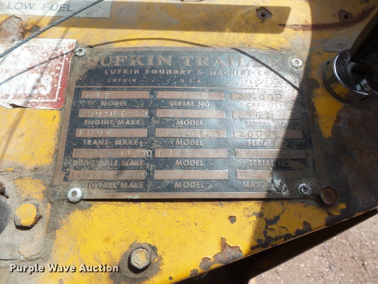 image for item FM9642 Lufkin LTT yard truck