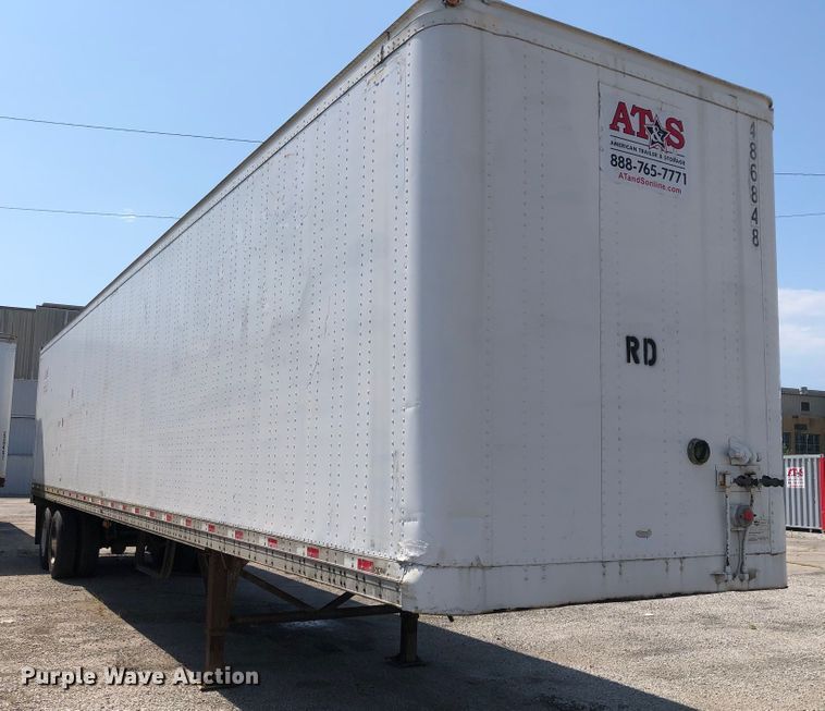 image for item G1867 1992 Wabash dry van trailer