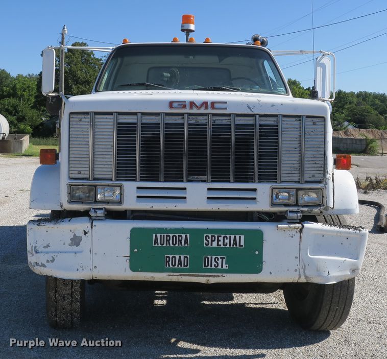 image for item DB10236 1983 GMC TopKick 7000 oil distributor truck