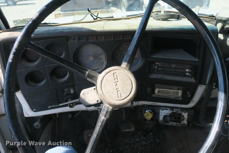 image for item DB10236 1983 GMC TopKick 7000 oil distributor truck