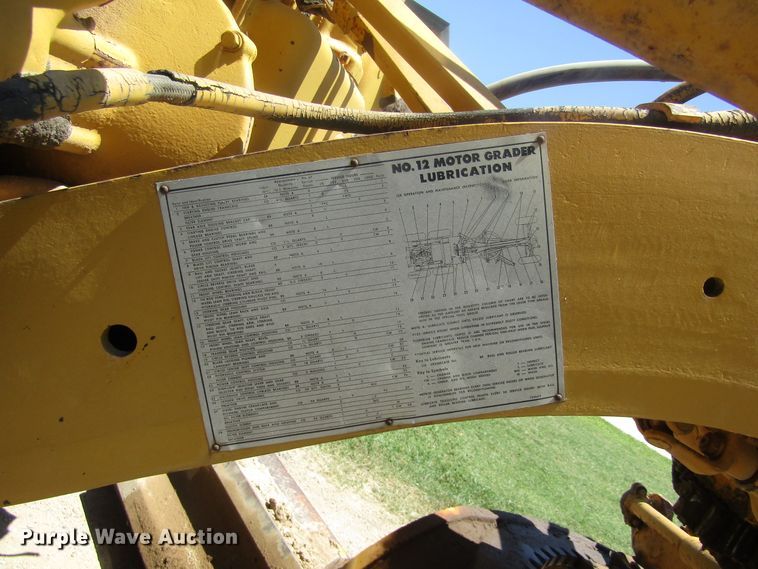 image for item DB4971 1963 Caterpillar 12E rigid frame motor grader