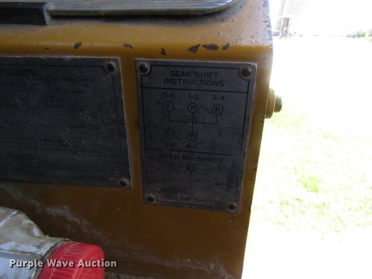 image for item DB4971 1963 Caterpillar 12E rigid frame motor grader