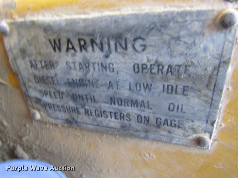 image for item DB4971 1963 Caterpillar 12E rigid frame motor grader