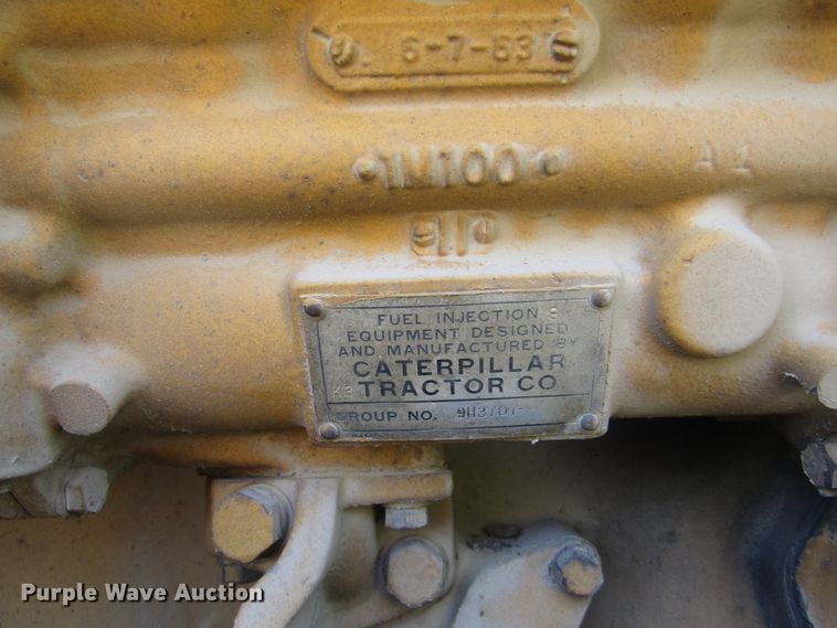 image for item DB4971 1963 Caterpillar 12E rigid frame motor grader