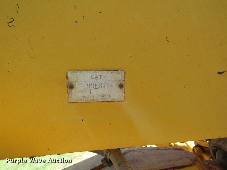 image for item DB4971 1963 Caterpillar 12E rigid frame motor grader