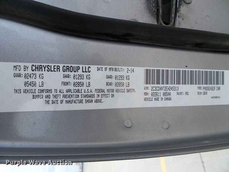 image for item DC5017 2014 Dodge Charger Police