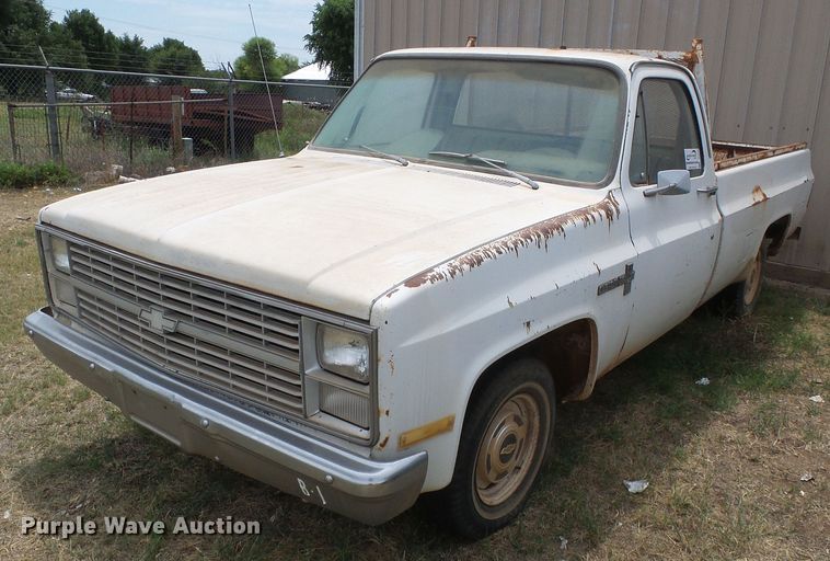 image for item DC5049 1983 Chevrolet C10 pickup truck