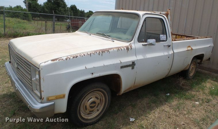 image for item DC5049 1983 Chevrolet C10 pickup truck