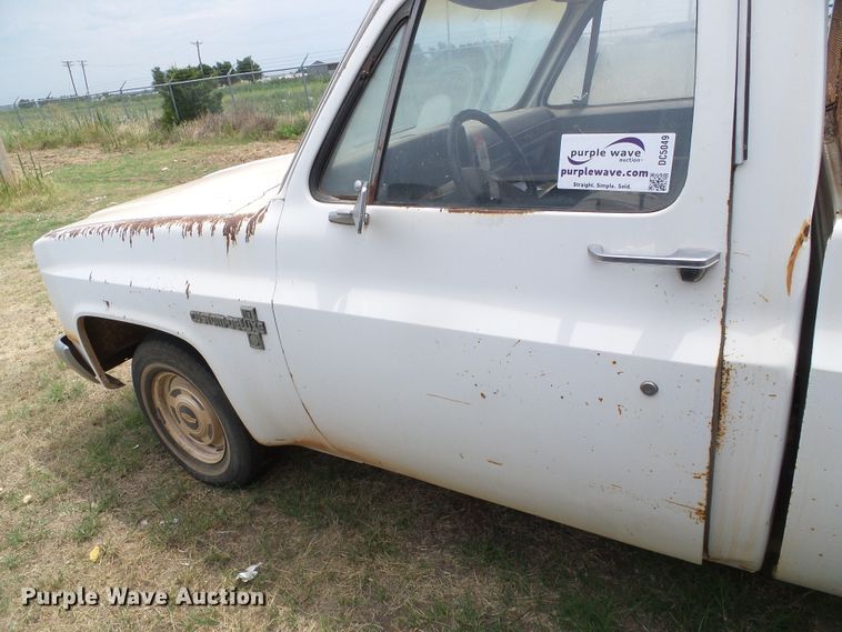 image for item DC5049 1983 Chevrolet C10 pickup truck