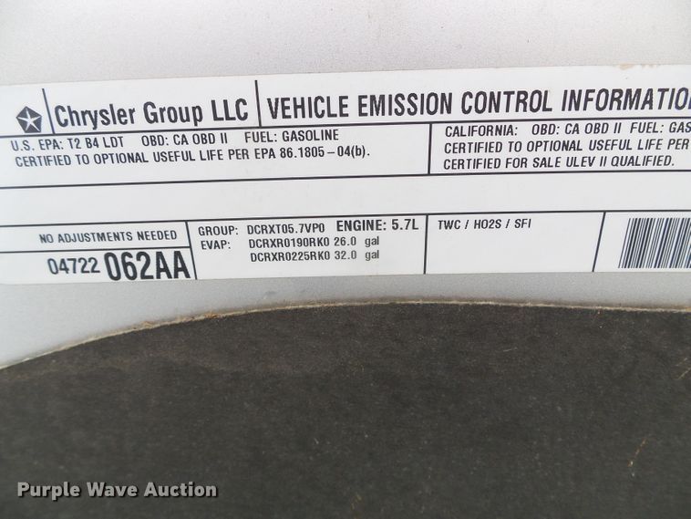 image for item DC5084 2013 Dodge Ram 1500 Crew Cab pickup truck