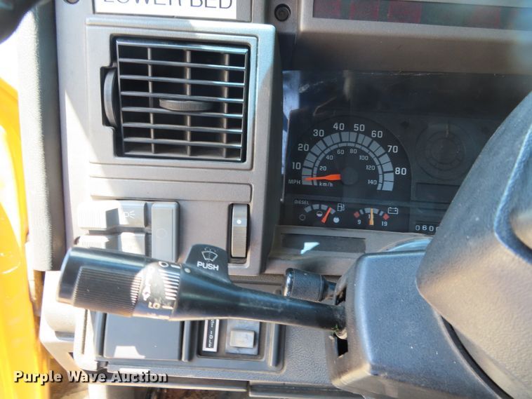 image for item DD6224 1997 GMC C6500 Crew Cab dump truck