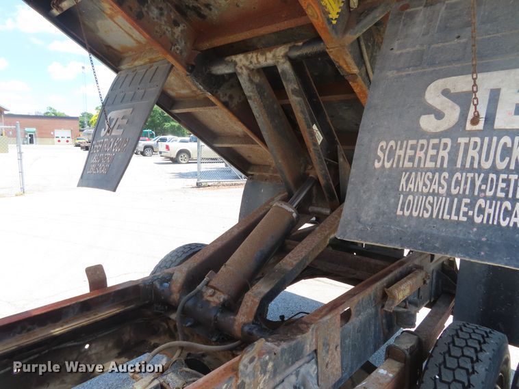 image for item DD6224 1997 GMC C6500 Crew Cab dump truck